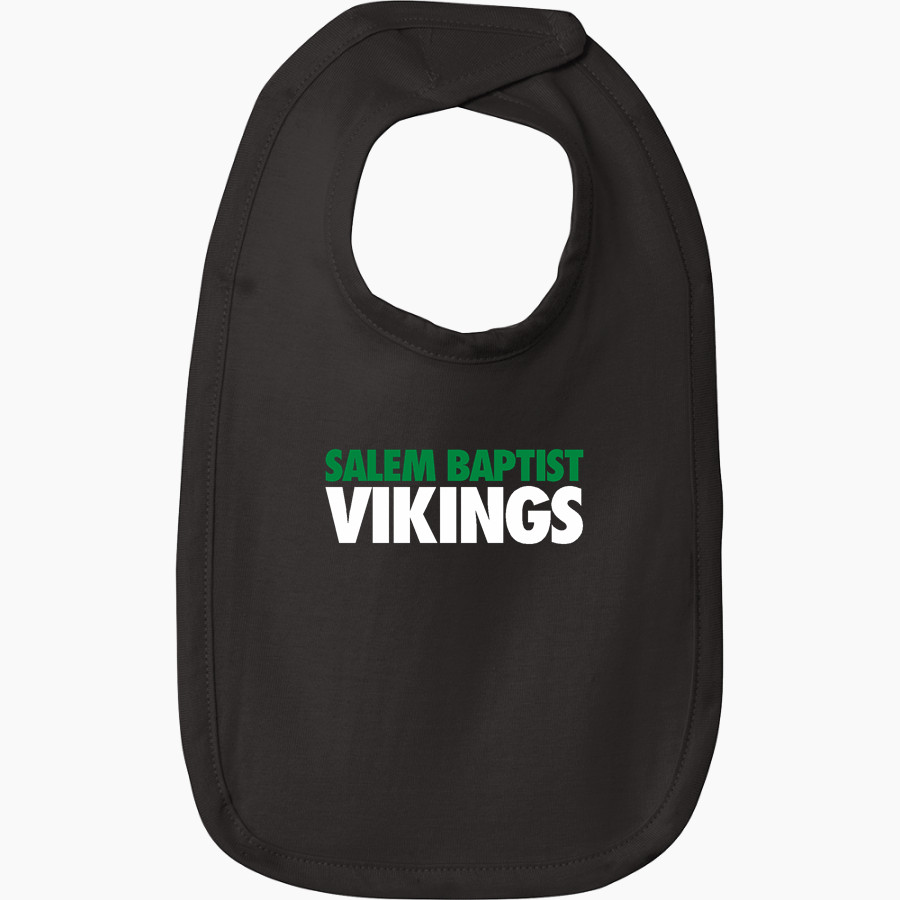 Salem Baptist Vikings Rabbit Skins Infant Premium Jersey Bib