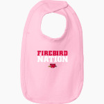Wisconsin School For The Deaf Firebirds <span class="pdp-name-mascot">Wisconsin School For The Deaf Firebirds</span> Rabbit Skins Infant Premium Jersey Bib Front Thumbnail