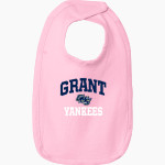 Grant Yankees Rabbit Skins Infant Premium Jersey Bib Front Thumbnail
