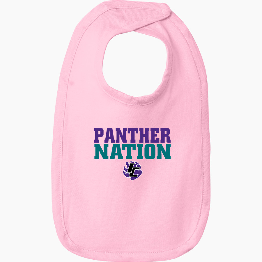 Indian Creek Panthers Rabbit Skins Infant Premium Jersey Bib