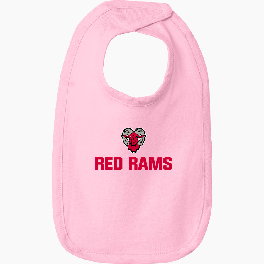 Jamesville DeWitt Red Rams <span class="pdp-name-mascot">Jamesville DeWitt Red Rams or JD Red Rams</span> Rabbit Skins Infant Premium Jersey Bib