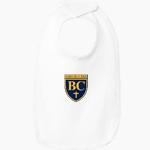 Bourgade Catholic Golden Eagles <span class="pdp-name-mascot">Bourgade Catholic Golden Eagles</span> Rabbit Skins Infant Premium Jersey Bib Front Thumbnail