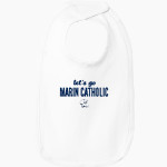 Marin Catholic Wildcats Rabbit Skins Infant Premium Jersey Bib Front Thumbnail