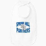 Spring Hill Panthers <span class="pdp-name-mascot">Spring Hill Panthers</span> Rabbit Skins Infant Premium Jersey Bib Front Thumbnail