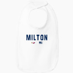 Milton Eagles Rabbit Skins Infant Premium Jersey Bib Front Thumbnail