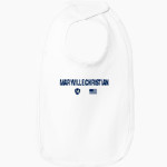 Maryville Christian Rabbit Skins Infant Premium Jersey Bib Front Thumbnail