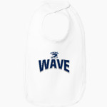 Westside Christian Wave <span class="pdp-name-mascot">Westside Christian Wave</span> Rabbit Skins Infant Premium Jersey Bib Front Thumbnail