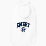Emery Jaguars Rabbit Skins Infant Premium Jersey Bib Front Thumbnail