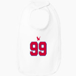 FRONTIER REGIONAL SCHOOL RED HAWKS Rabbit Skins Infant Premium Jersey Bib Front Thumbnail