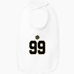 Manassas Park Cougars Rabbit Skins Infant Premium Jersey Bib Front Thumbnail