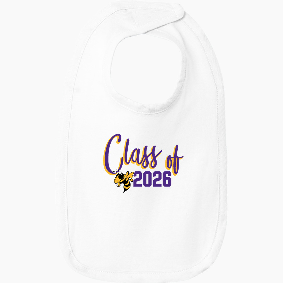 RUNGE HIGH SCHOOL YELLOWJACKETS <span class="pdp-name-mascot">RUNGE YELLOWJACKETS</span> Rabbit Skins Infant Premium Jersey Bib