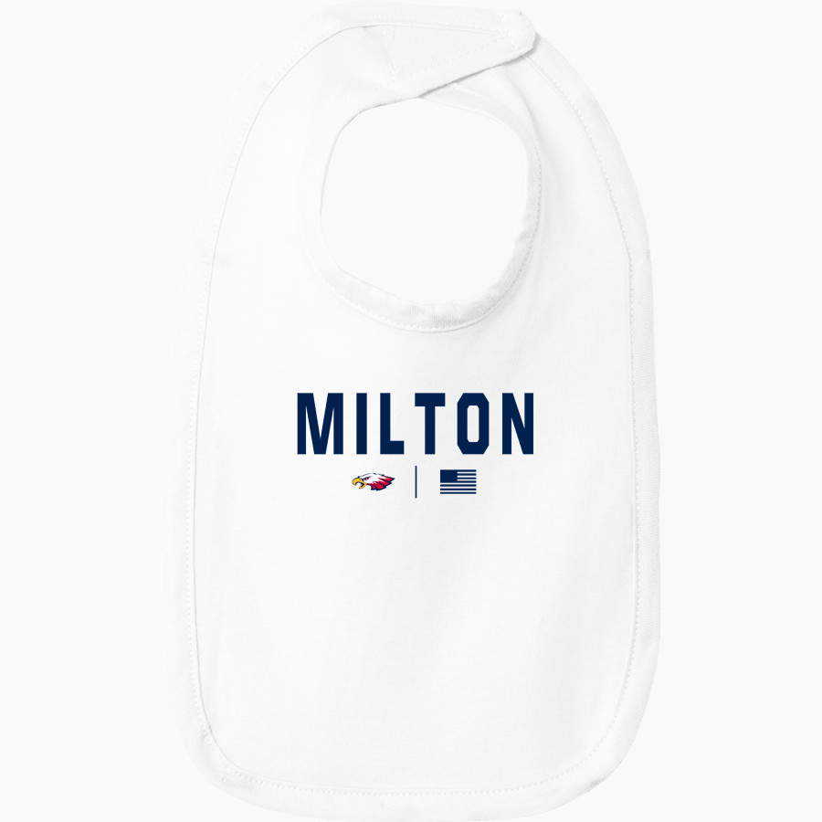 Milton Eagles Rabbit Skins Infant Premium Jersey Bib