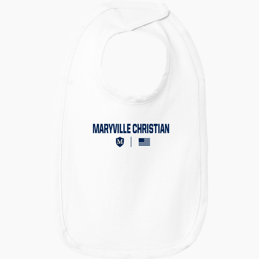 Maryville Christian Rabbit Skins Infant Premium Jersey Bib