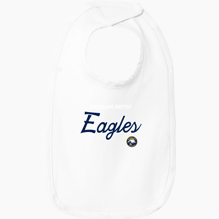 Brooklane Baptist Eagles Rabbit Skins Infant Premium Jersey Bib