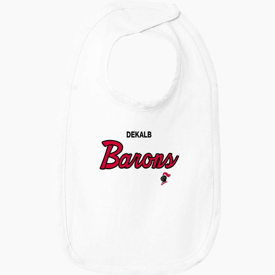 DEKALB HIGH SCHOOL BARONS Rabbit Skins Infant Premium Jersey Bib