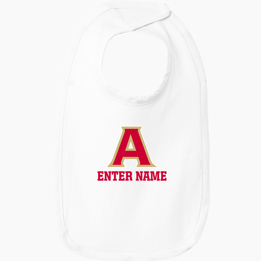 ATHENS HIGH SCHOOL RED HAWKS <span class="pdp-name-mascot">ATHENS RED HAWKS</span> Rabbit Skins Infant Premium Jersey Bib