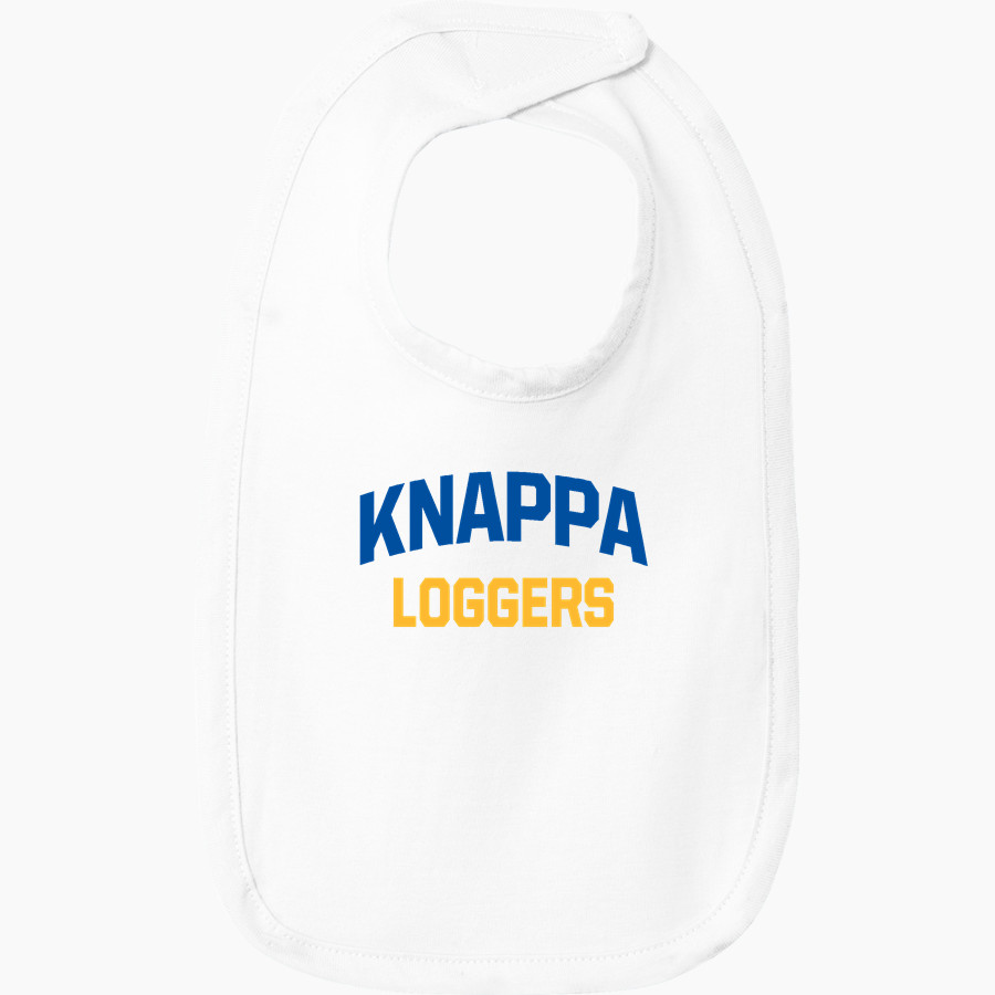 KNAPPA HIGH SCHOOL LOGGERS <span class="pdp-name-mascot">KNAPPA LOGGERS</span> Rabbit Skins Infant Premium Jersey Bib