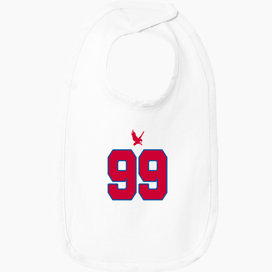 FRONTIER REGIONAL SCHOOL RED HAWKS Rabbit Skins Infant Premium Jersey Bib