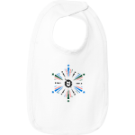 Franklin Classical School Knights Online Store <span class="pdp-name-mascot">Franklin Classical School Knights</span> Rabbit Skins Infant Premium Jersey Bib Front Thumbnail