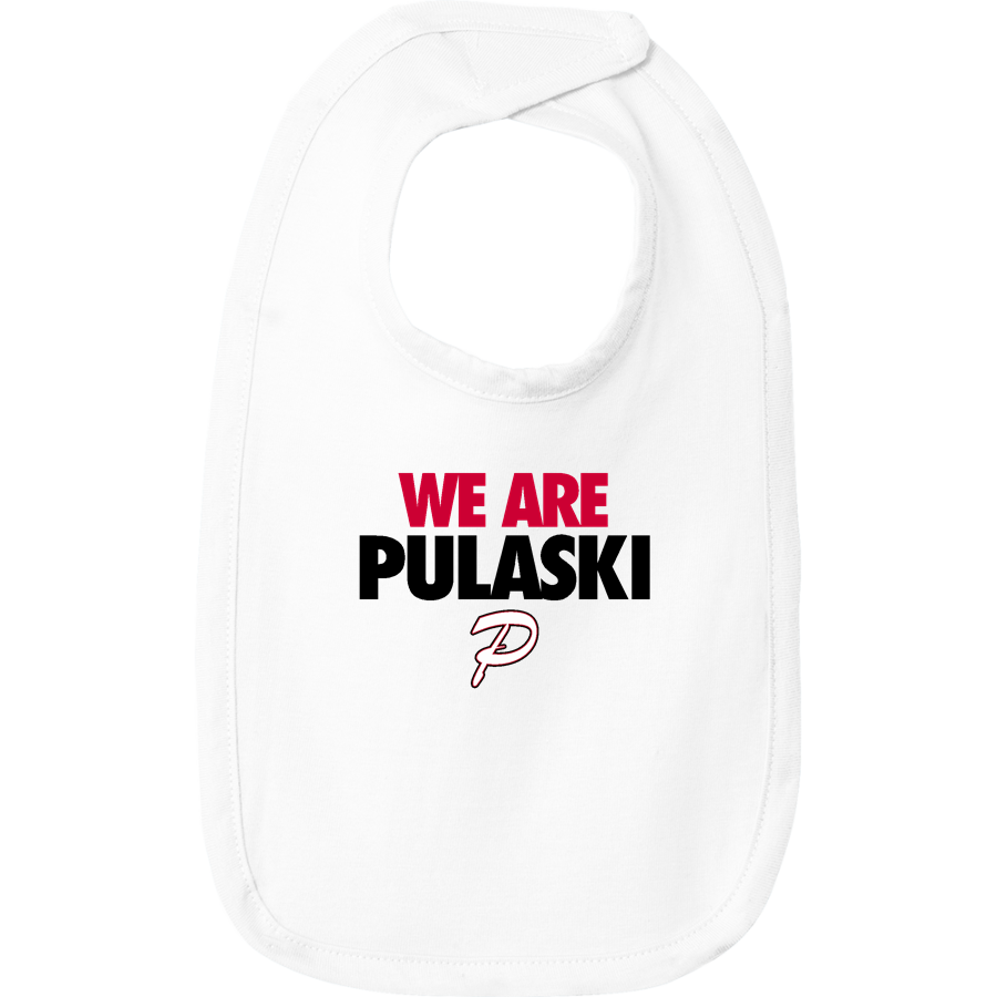 Pulaski Red Raiders <span class="pdp-name-mascot">Pulaski Red Reaiders</span> Rabbit Skins Infant Premium Jersey Bib