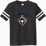 PERRY HIGH SCHOOL COMMODORES <span class="pdp-name-mascot">PERRY COMMODORES</span> Rabbit Skins Toddler Football Fine Jersey T-Shirt Front Thumbnail