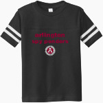 ARLINGTON HIGH SCHOOL SPY PONDERS Rabbit Skins Toddler Football Fine Jersey T-Shirt Front Thumbnail