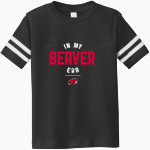 BEAVERTON HIGH SCHOOL BEAVERS <span class="pdp-name-mascot">BEAVERTON BEAVERS</span> Rabbit Skins Toddler Football Fine Jersey T-Shirt Front Thumbnail