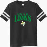 NEW DEAL HIGH SCHOOL LIONS <span class="pdp-name-mascot">NEW DEAL LIONS</span> Rabbit Skins Toddler Football Fine Jersey T-Shirt Front Thumbnail