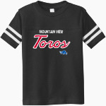 MOUNTAIN VIEW HIGH SCHOOL TOROS <span class="pdp-name-mascot">MOUNTAIN VIEW TOROS</span> Rabbit Skins Toddler Football Fine Jersey T-Shirt Front Thumbnail