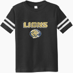 GRACE PREP ACADEMY LIONS <span class="pdp-name-mascot">GRACE LIONS</span> Rabbit Skins Toddler Football Fine Jersey T-Shirt Front Thumbnail