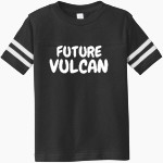 California University of Pennsylvania Rabbit Skins Toddler Football Fine Jersey T-Shirt Front Thumbnail