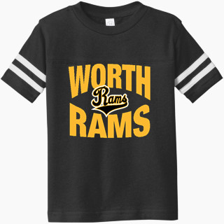 Rabbit Skins Toddler Football Fine Jersey T-Shirt