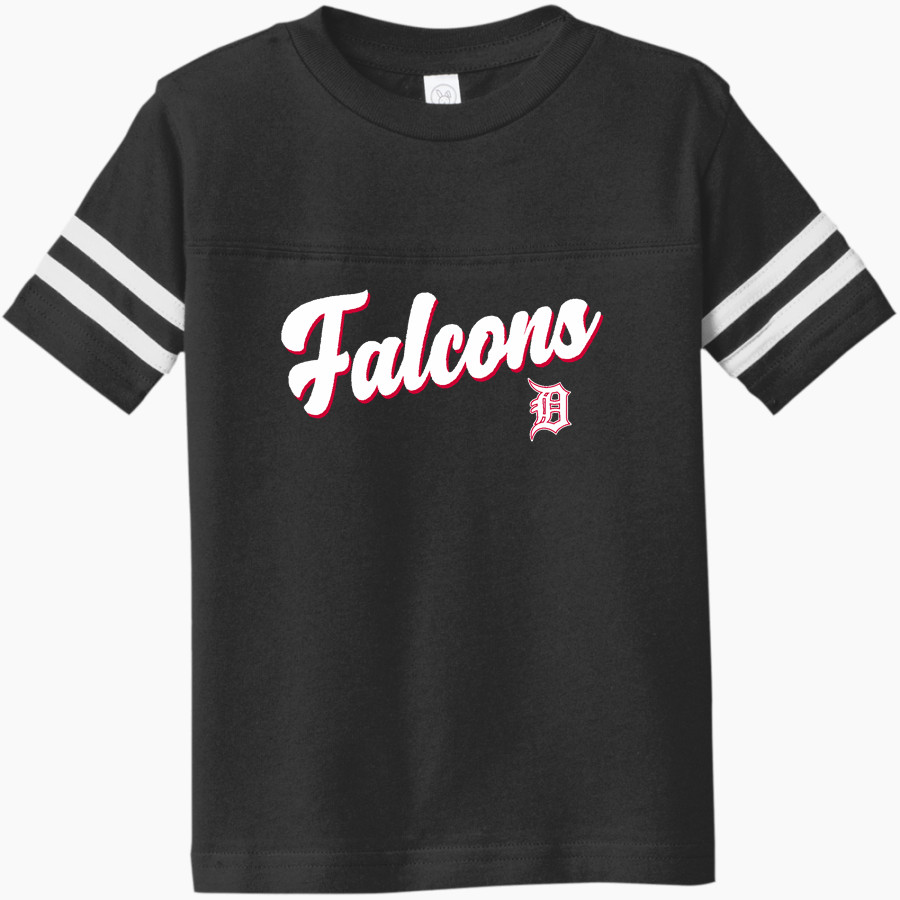 Dunedin Falcons <span class="pdp-name-mascot">Dunedin High School Falcons</span> Rabbit Skins Toddler Football Fine Jersey T-Shirt