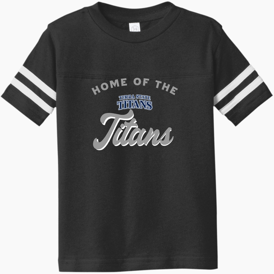 Terra State Titans <span class="pdp-name-mascot">Terra State Community College Titans</span> Rabbit Skins Toddler Football Fine Jersey T-Shirt