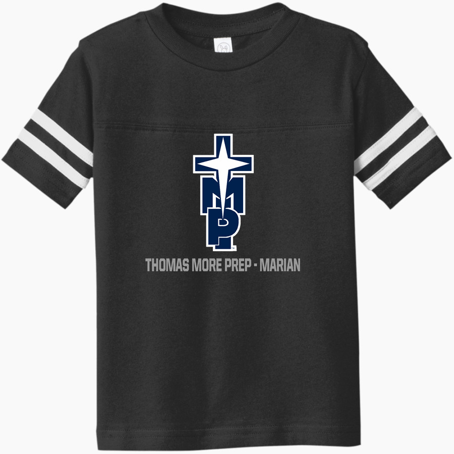 THOMAS MORE PREP-MARIAN HIGH SCHOOL MONARCHS <span class="pdp-name-mascot">THOMAS MORE PREP - MARIAN MONARCHS</span> Rabbit Skins Toddler Football Fine Jersey T-Shirt
