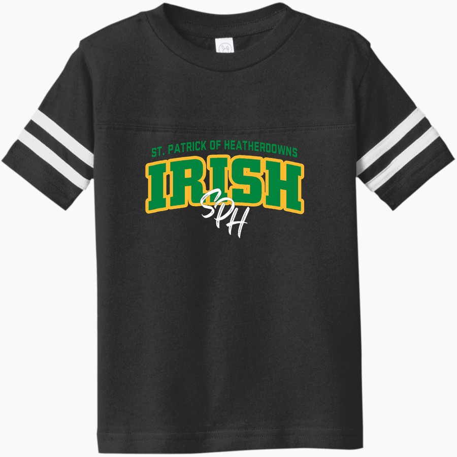 St. Patrick of Heatherdowns Irish <span class="pdp-name-mascot">St. Patrick of Heatherdowns Irish</span> Rabbit Skins Toddler Football Fine Jersey T-Shirt