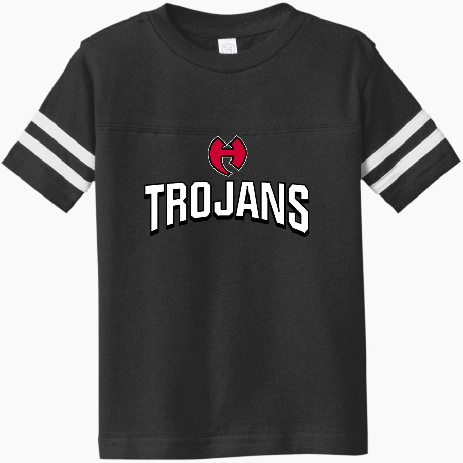 HAMILTON COUNTY HIGH SCHOOL TROJANS <span class="pdp-name-mascot">HAMILTON COUNTY TROJANS</span> Rabbit Skins Toddler Football Fine Jersey T-Shirt