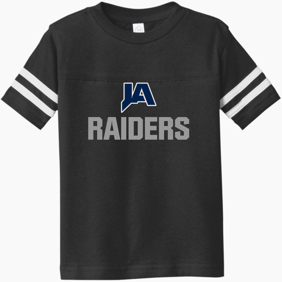 JACKSON ACADEMY RAIDERS <span class="pdp-name-mascot">JACKSON ACADEMY RAIDERS</span> Rabbit Skins Toddler Football Fine Jersey T-Shirt