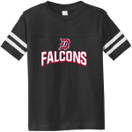 Dunedin Falcons <span class="pdp-name-mascot">Dunedin High School Falcons</span> Rabbit Skins Toddler Football Fine Jersey T-Shirt Front Thumbnail