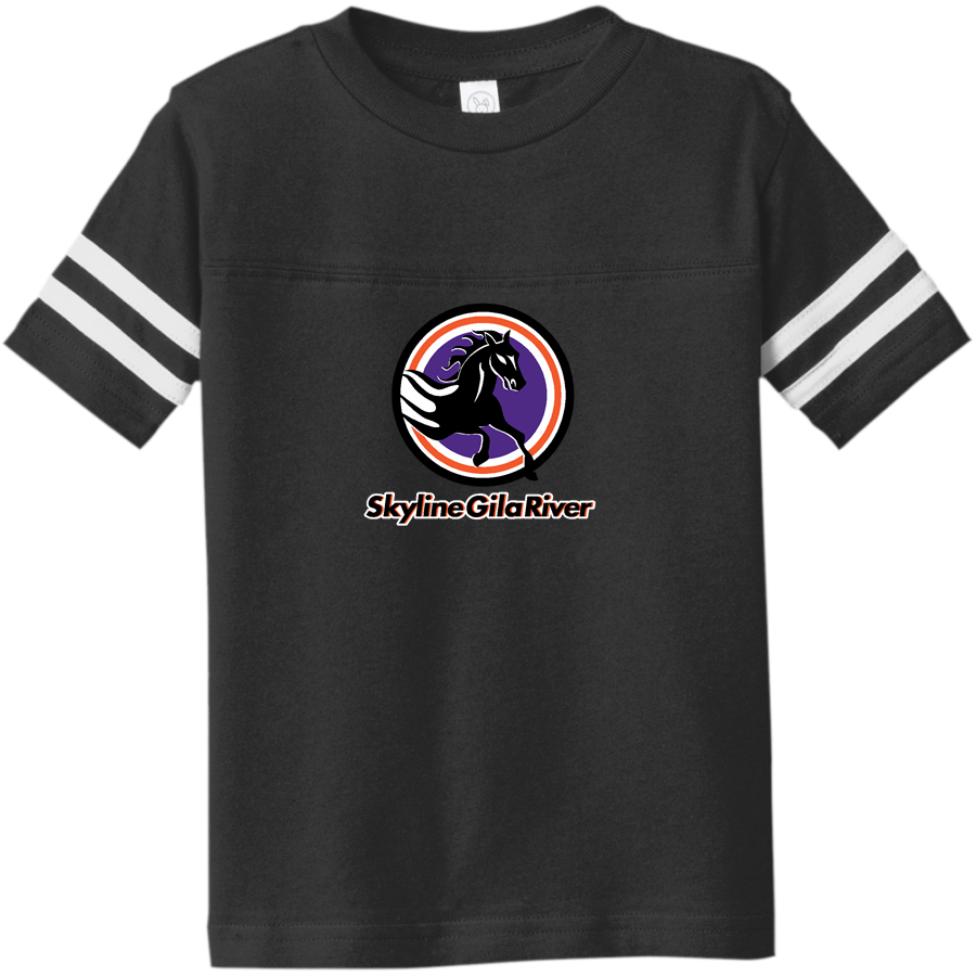 Skyline Gila River Mustangs <span class="pdp-name-mascot">Skyline Mustangs</span> Rabbit Skins Toddler Football Fine Jersey T-Shirt