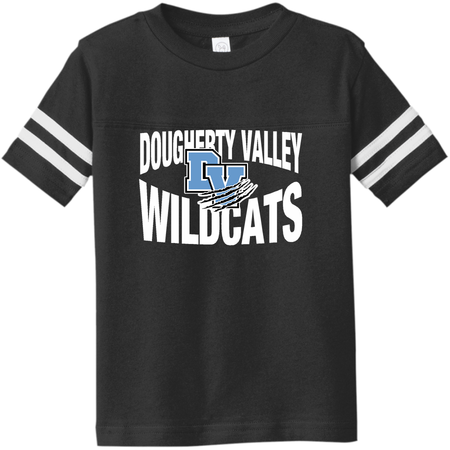 Dougherty Valley Wildcats <span class="pdp-name-mascot">Dougherty Valley Wildcats</span> Rabbit Skins Toddler Football Fine Jersey T-Shirt