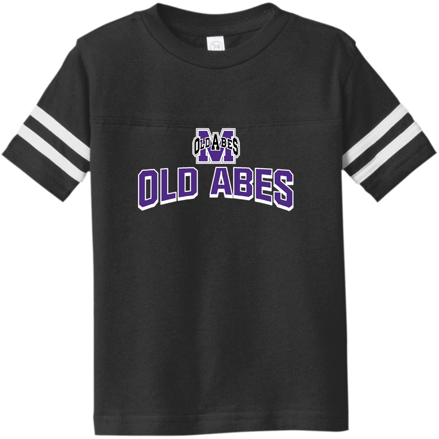 MEMORIAL HIGH SCHOOL OLD ABES <span class="pdp-name-mascot">MEMORIAL OLD ABES</span> Rabbit Skins Toddler Football Fine Jersey T-Shirt