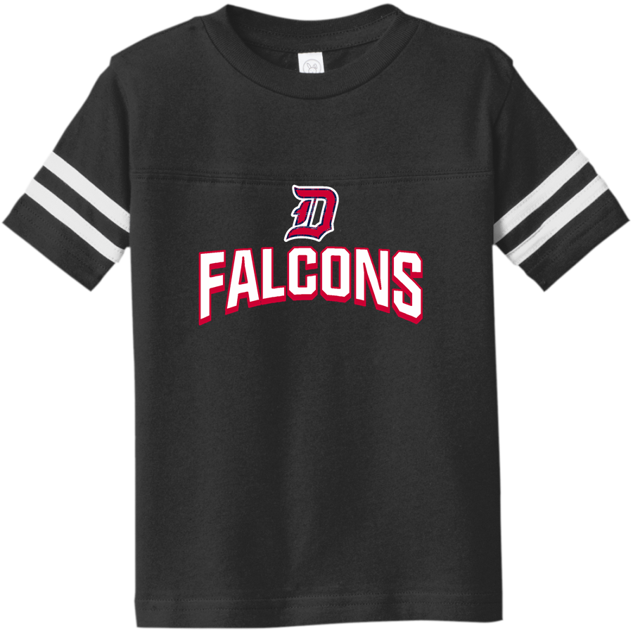 Dunedin Falcons <span class="pdp-name-mascot">Dunedin High School Falcons</span> Rabbit Skins Toddler Football Fine Jersey T-Shirt
