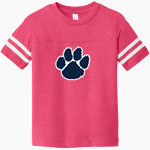 Goldsboro Cougars <span class="pdp-name-mascot">Goldsboro Cougars</span> Rabbit Skins Toddler Football Fine Jersey T-Shirt Front Thumbnail