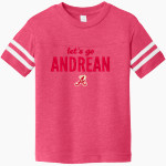 Andrean 59ers <span class="pdp-name-mascot">Andrean 59ers</span> Rabbit Skins Toddler Football Fine Jersey T-Shirt Front Thumbnail