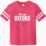 Oxford Wildcats <span class="pdp-name-mascot">Oxford Wildcats</span> Rabbit Skins Toddler Football Fine Jersey T-Shirt Front Thumbnail