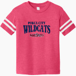 Ponca City Wildcats <span class="pdp-name-mascot">Ponca City Wildcats</span> Rabbit Skins Toddler Football Fine Jersey T-Shirt Front Thumbnail