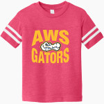 AWS Gators <span class="pdp-name-mascot">AWS Gators</span> Rabbit Skins Toddler Football Fine Jersey T-Shirt Front Thumbnail