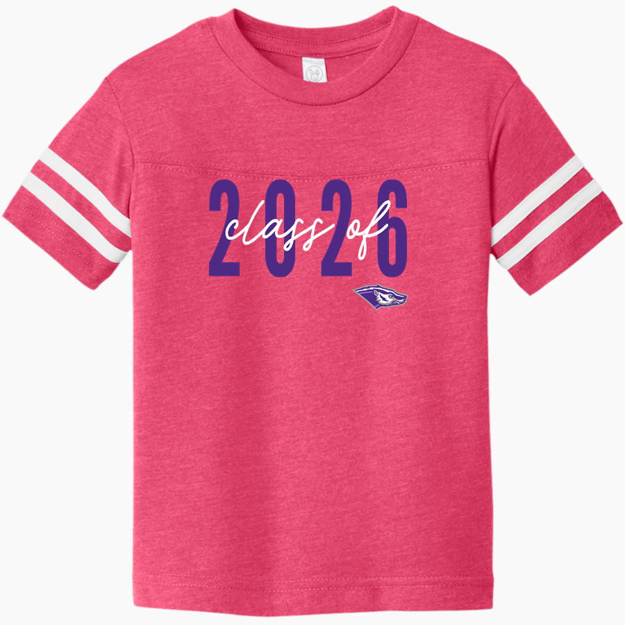 Spring Hill Badgers Rabbit Skins Toddler Football Fine Jersey T-Shirt