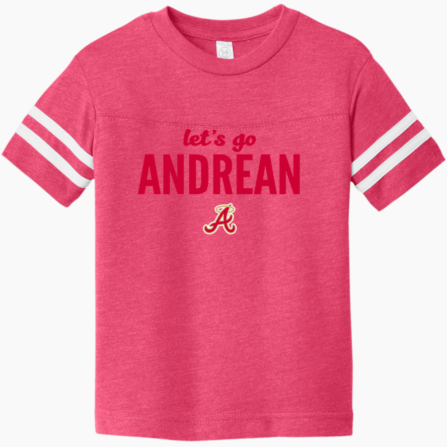 Andrean 59ers <span class="pdp-name-mascot">Andrean 59ers</span> Rabbit Skins Toddler Football Fine Jersey T-Shirt